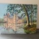 Francis Sachy "Château de Trécesson, Morbihan" oil on panel