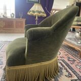 Pair of toadstool armchairs