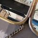 Solid brass triptych barber mirror