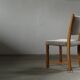Ensemble de six chaises de salle à manger en chêne vintage danois, style Henning Kjærnulf, années 1960.