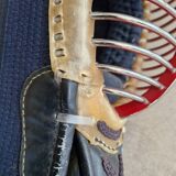 Japan - Men's Kendo protective mask in red lacquered metal - 1950