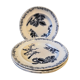 Set of 4 hollow plates Terre de Fer