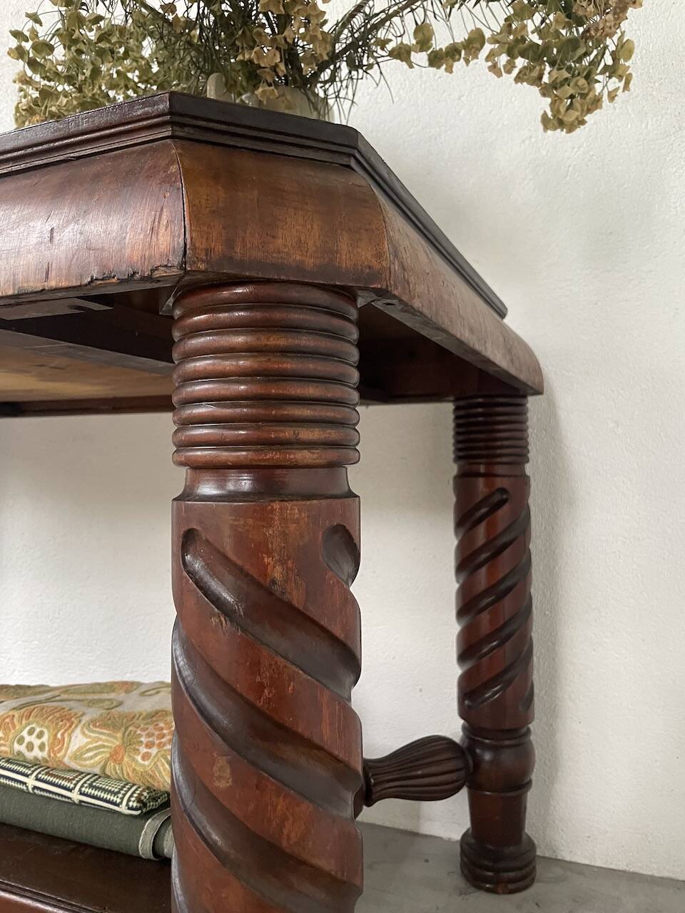 Bureau console acajou 1900
