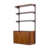 Kristiansen rosewood wall unit with secretaire and 3 shelves