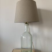 Lampe dame jeanne ancienne