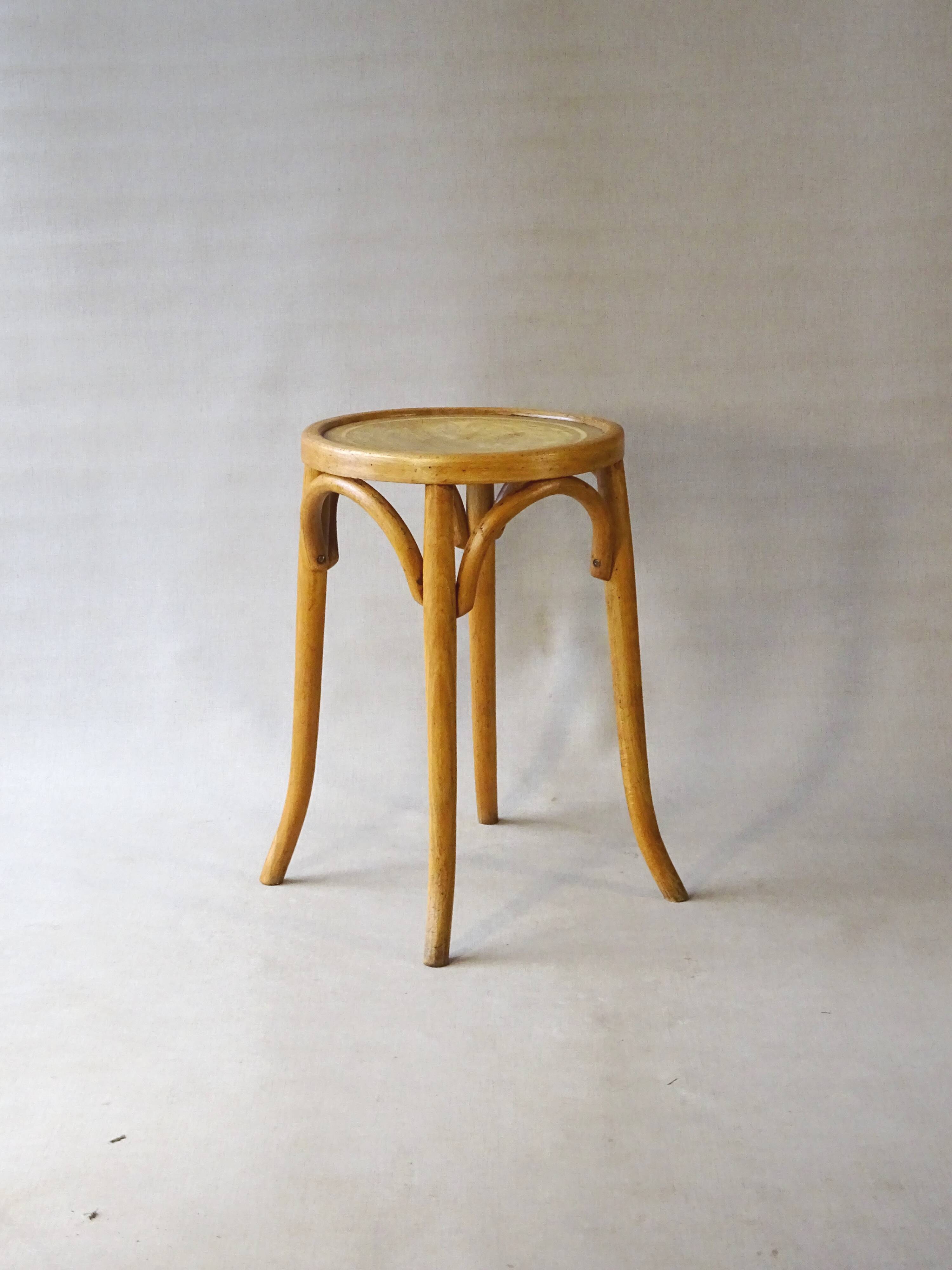 "Piano" high stool by Baumann 1930, bentwood