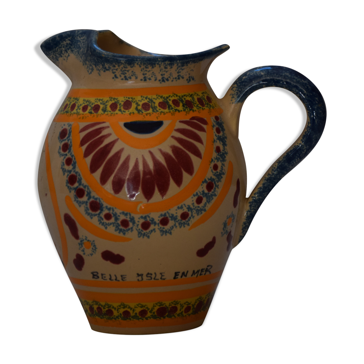 Henriot Quimper earthenware pitcher