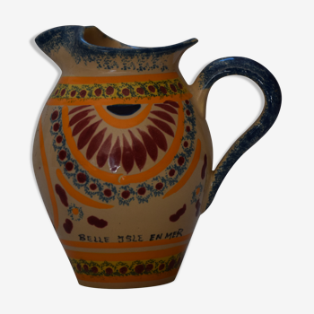 Henriot Quimper earthenware pitcher