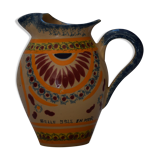 Henriot Quimper earthenware pitcher