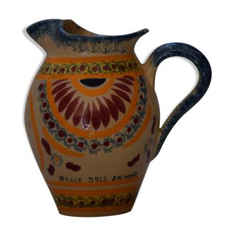 Henriot Quimper earthenware pitcher