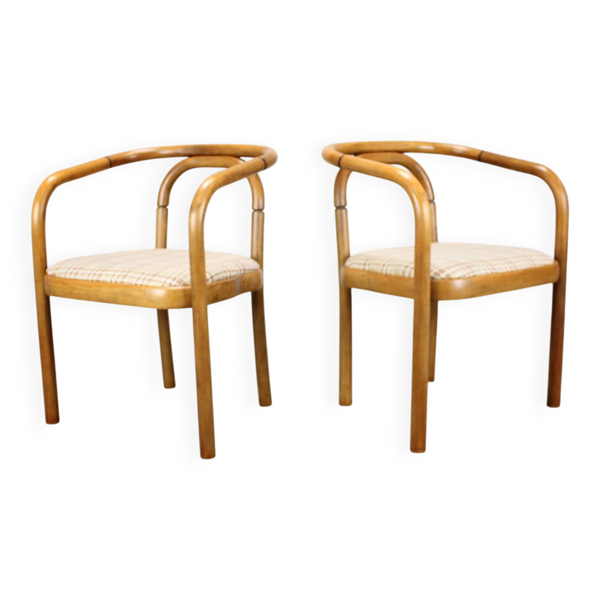 Set of bentwood chairs from the 1980s by Antonín Šuman for TON, Czechoslovakia.