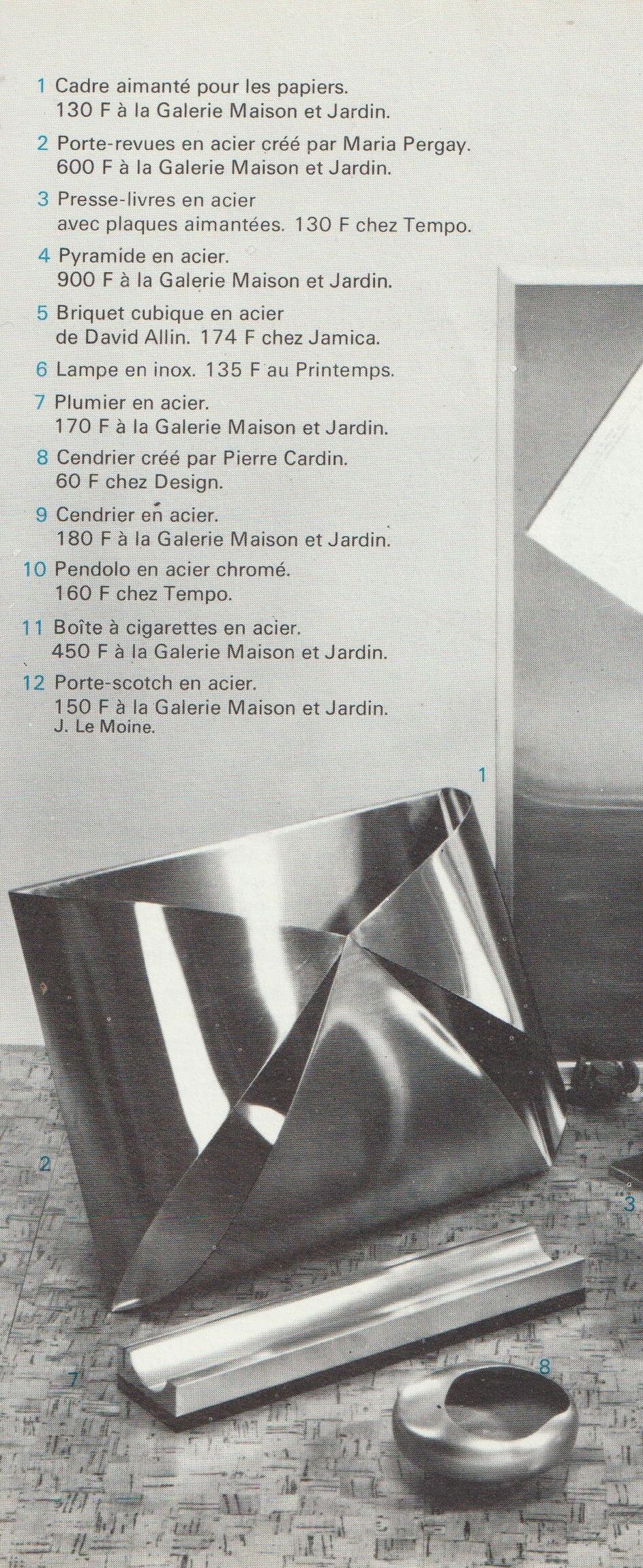 Pierre Cardin ashtray from the 70s