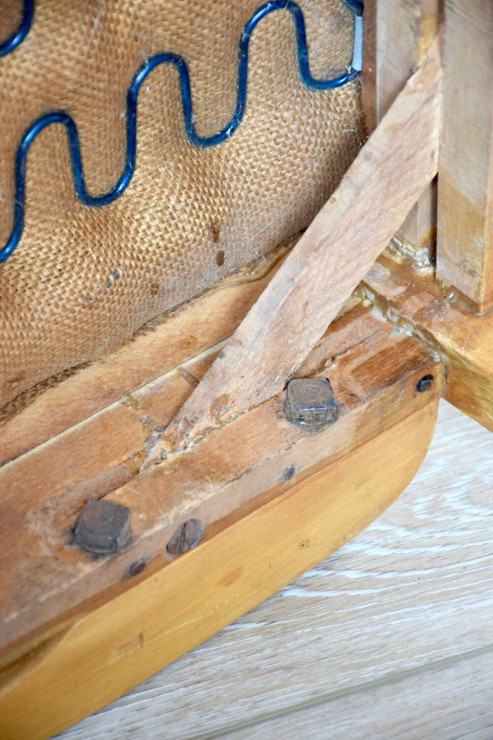 Chaise fauteuil bridge années 50