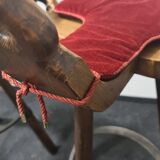 Trois tabourets de bar espagnols vintage