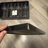 Lot of 4 Crystal Wine Glasses from Sèvres, France