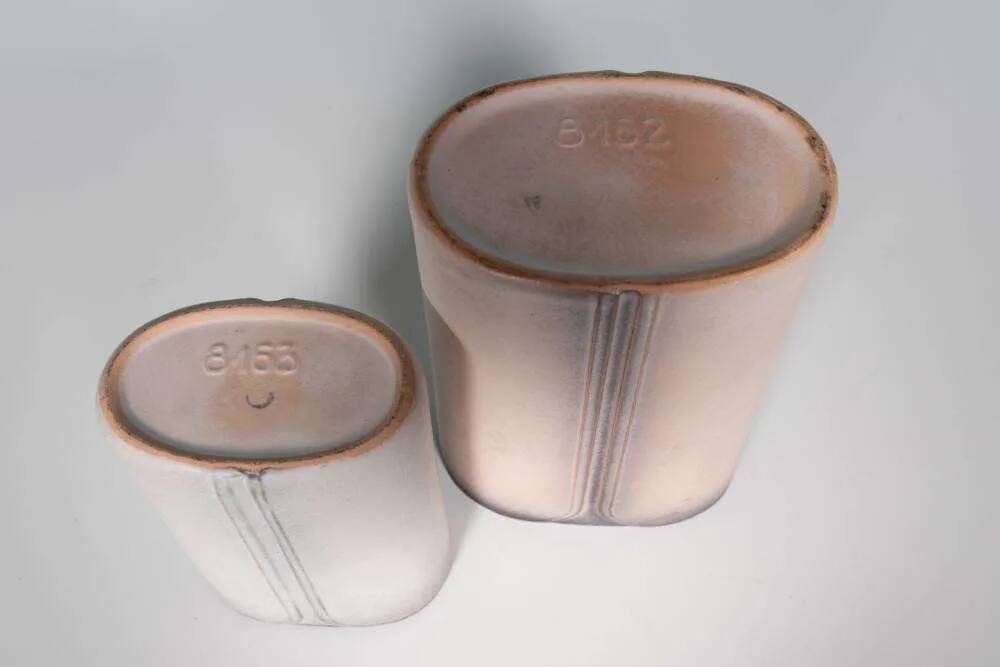 Set of vases VEB Haldensleben, 1960s, East German earthenware
