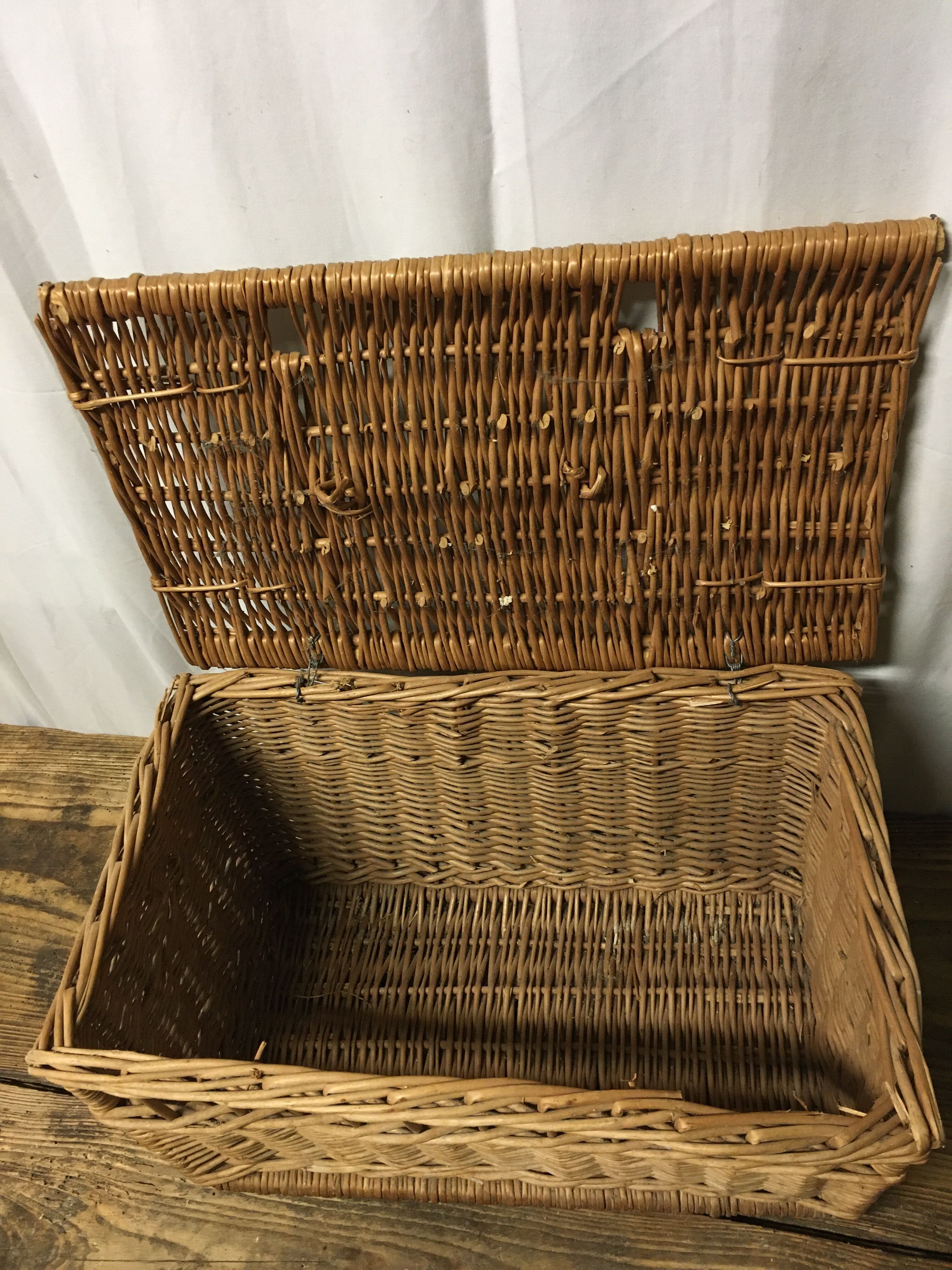 Vintage wicker basket
