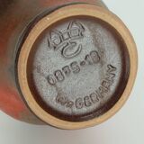 Carstens toennishof vase model no.0875-18 gerda heuckeroth orange brown 60s