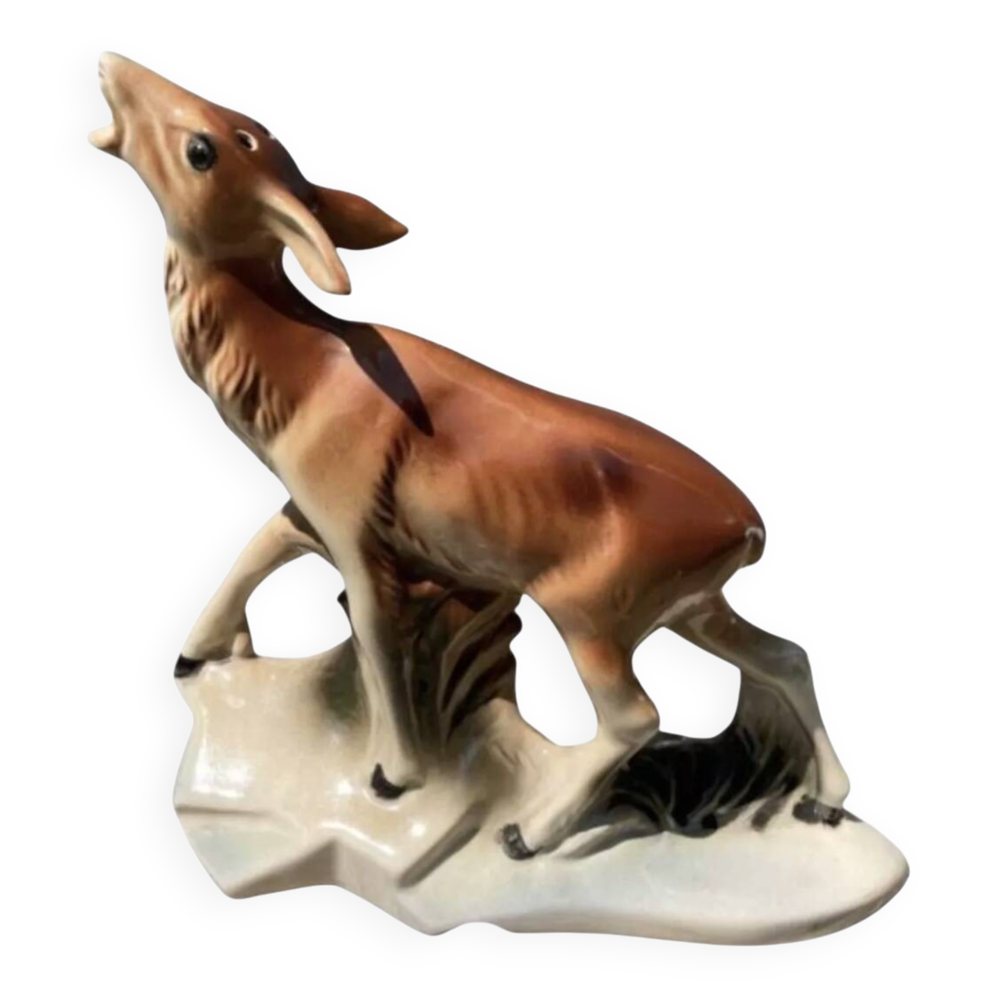 Vintage ceramic doe
