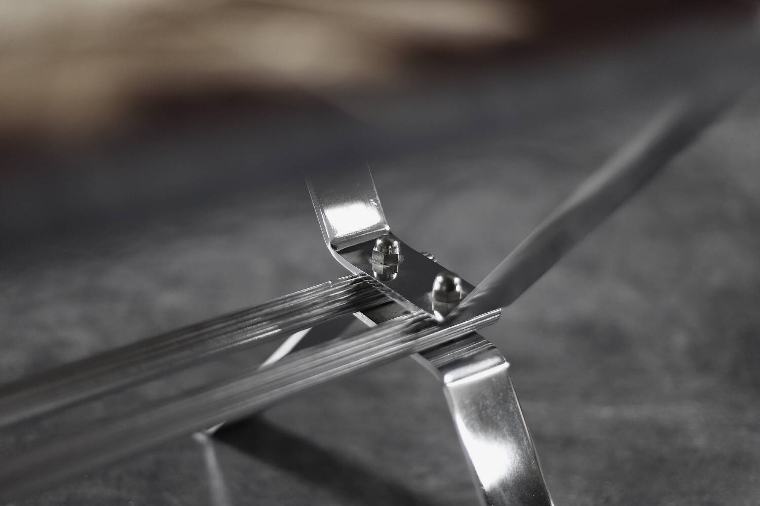 Modernist coffee table in ceramic and metal, 1970.
