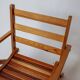 Vintage folding teak chair for children