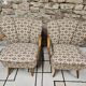 Pair of 1960 flowered armchairs