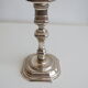 Right candle holder in silver metal from BMF West-Germany