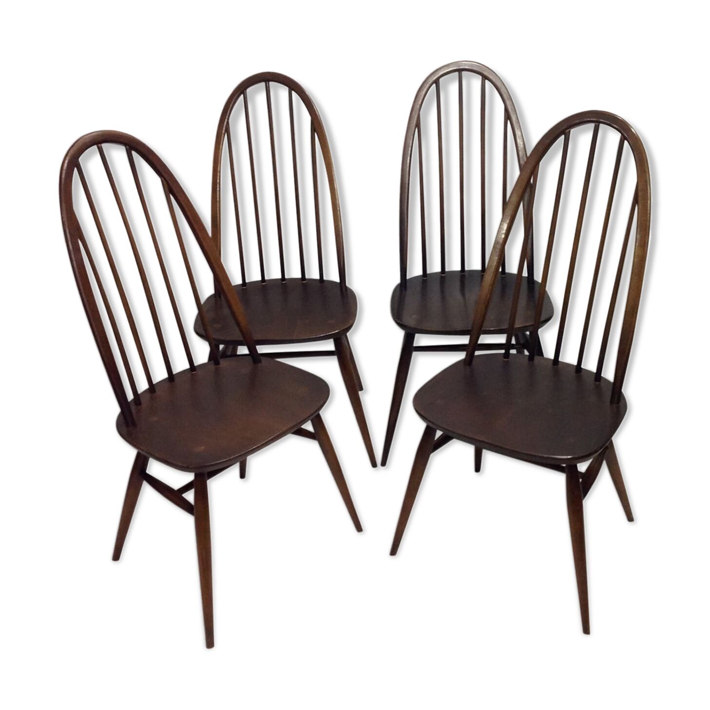 Série de 4 chaises Ercol