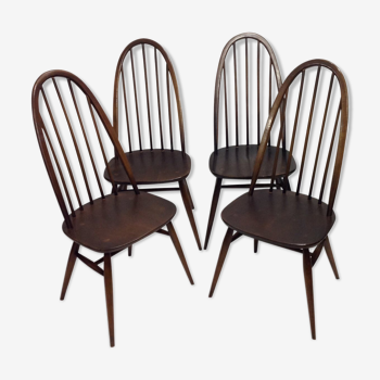 Série de 4 chaises Ercol