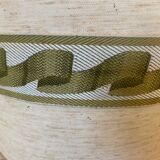 Floor lamp green ceramic double lighting vintage 1970