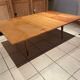Table basse à système Révélation vintage Design Albert Ducrot année 50/60