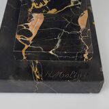 Art Deco bronze sculpture signed H. Molins