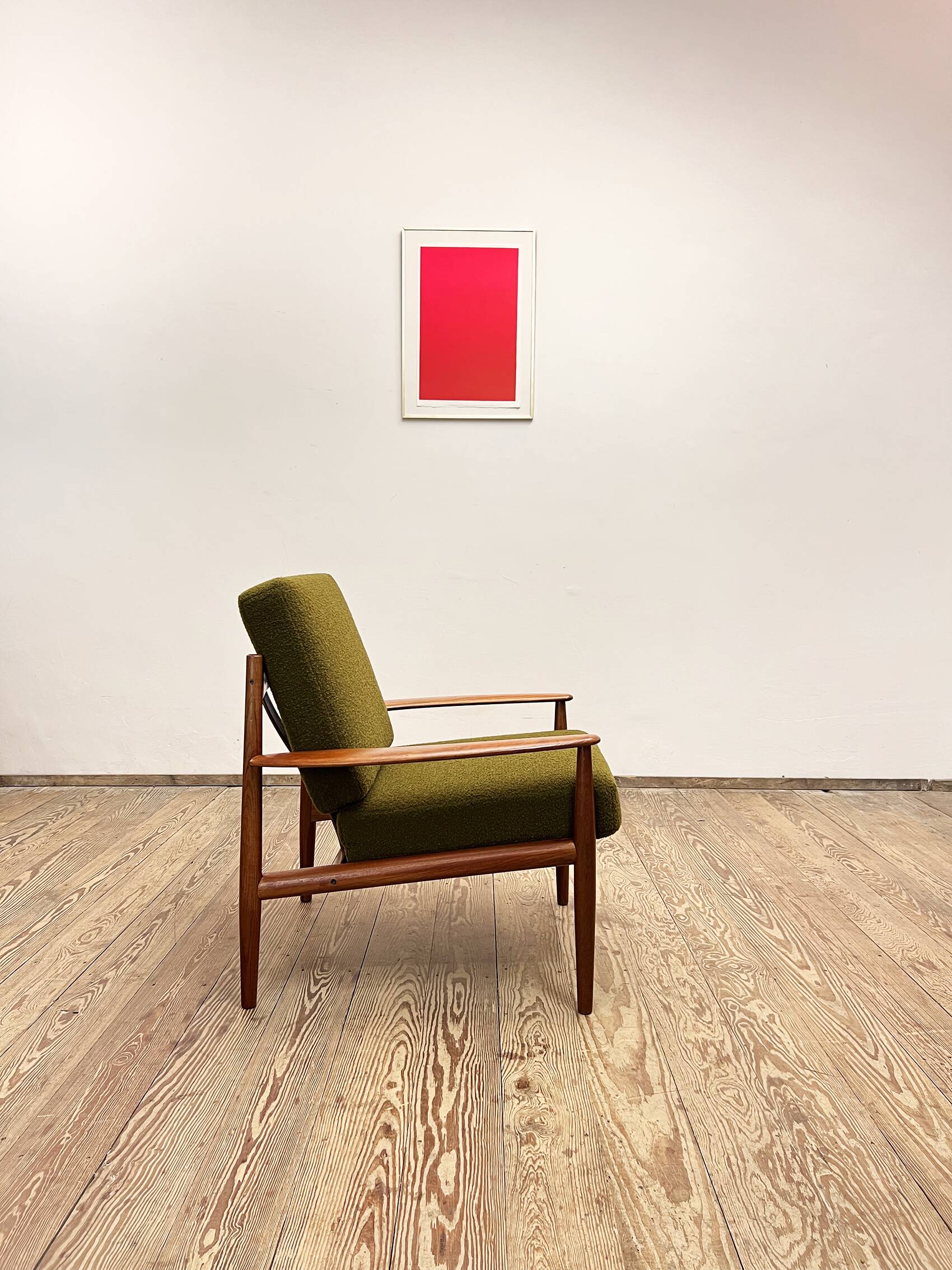 Danish Mid-Century Design Teak Armchair by Grete Jalk for France & Søn, Denmark, 1950s