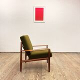 Danish Mid-Century Design Teak Armchair by Grete Jalk for France & Søn, Denmark, 1950s