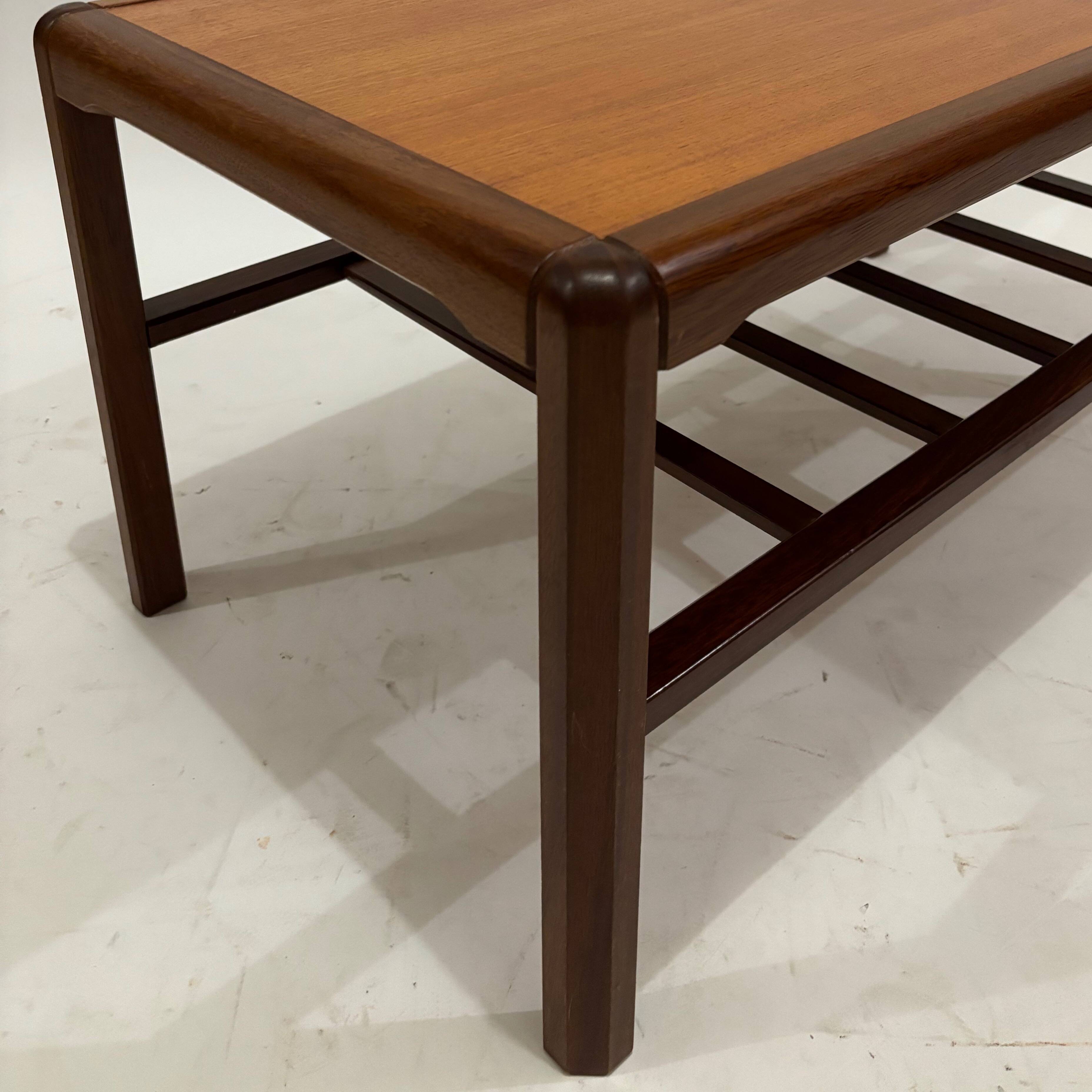 Danish teak coffee table