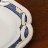 Oval earthenware dish from Nevers