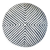 Zulu Wooden Shield | Bamiléké N1 50 cm diameter Black & White
