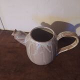 Ceramic pitcher jug signed Marie Montmarault