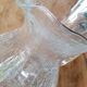 Cracked glass pitcher