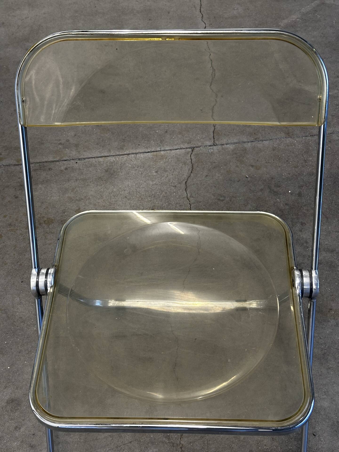 Suite de 3 chaises pliantes Plia par Giancarlo Piretti pour Castelli