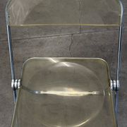 Suite de 3 chaises pliantes Plia par Giancarlo Piretti pour Castelli