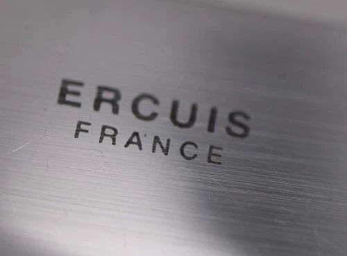 Ravinet d'Enfert, Ercuis Brantome set of 20 knives, 10 dinner knives + 10 dessert knives.