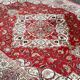 Vintage Persian Oriental Rug in Red Wool 200x300
