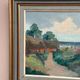 Oil on Panel 'Sea View' by S. Palm, Signed, Vintage & Framed 40 × 34 cm