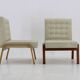 Paire de chaises d'appoint Ludvik Volak des années 1970 par Drevopodnik Holesov, Tchécoslovaquie
