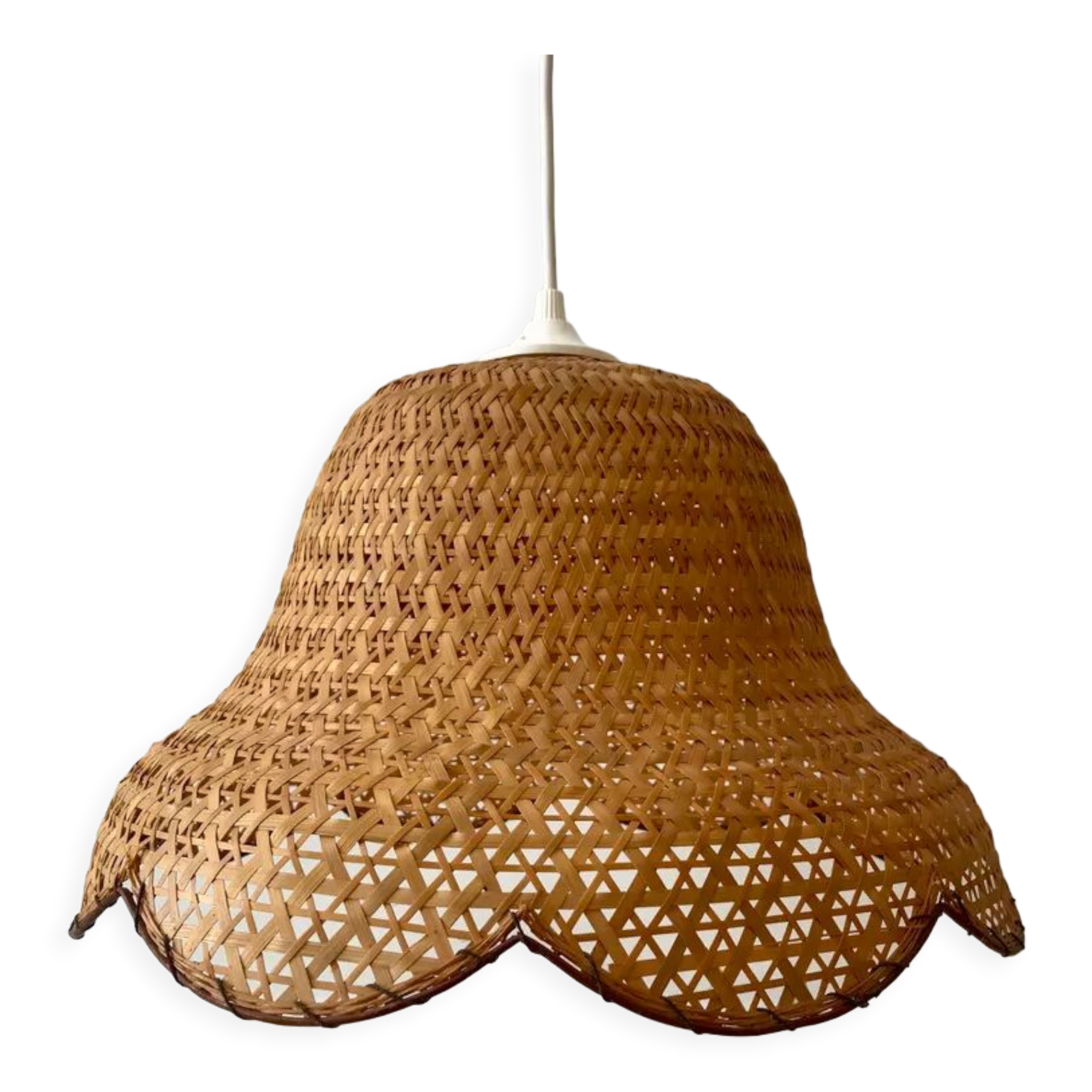 Rattan suspension flower petals 60s-70s