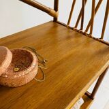 Vintage rattan shelf
