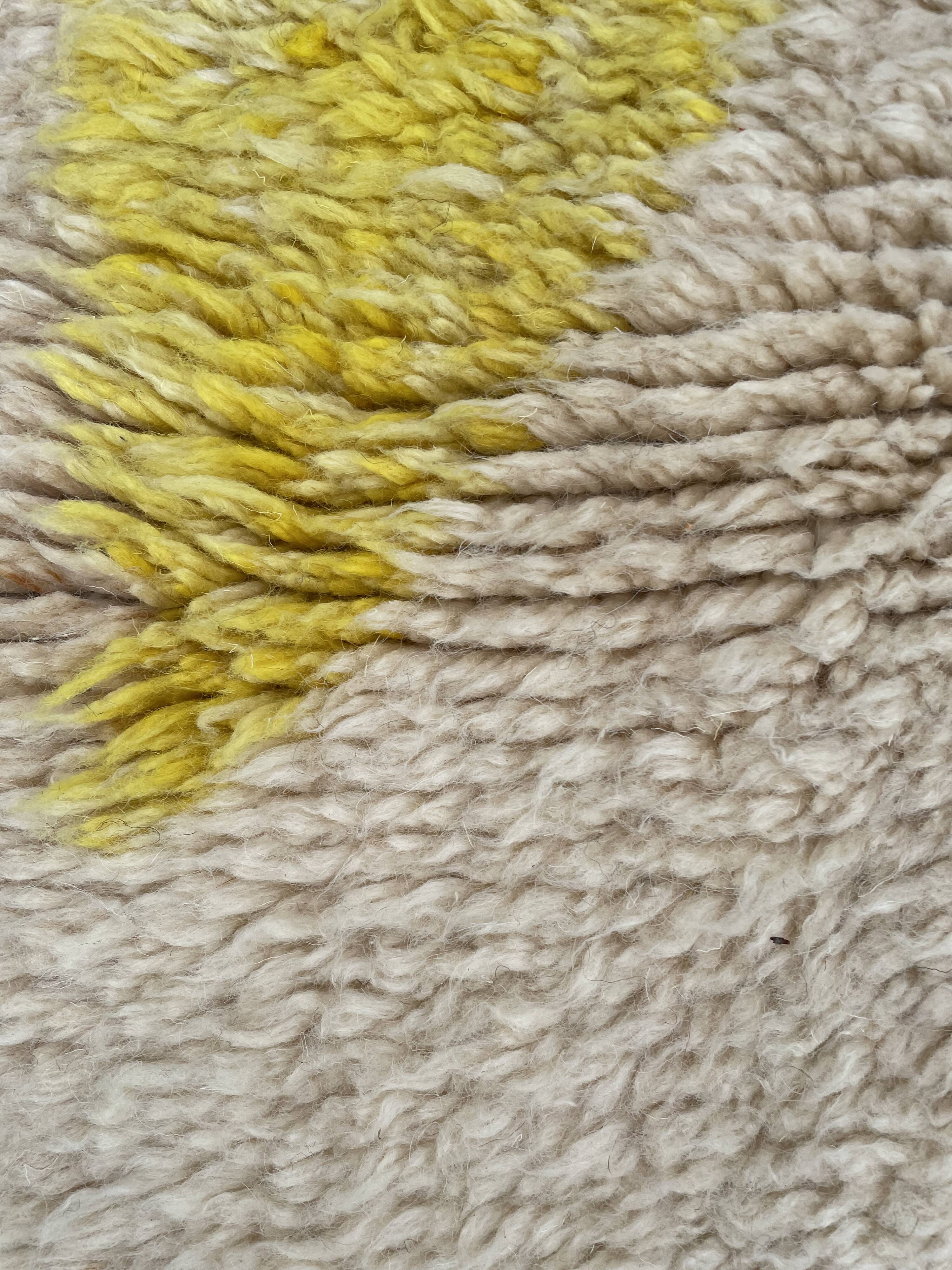 Modern wool berber rug 200x280 cm