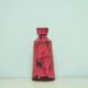 vintage red Fatlava West Germany vase