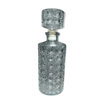 Glass bottle of whisky